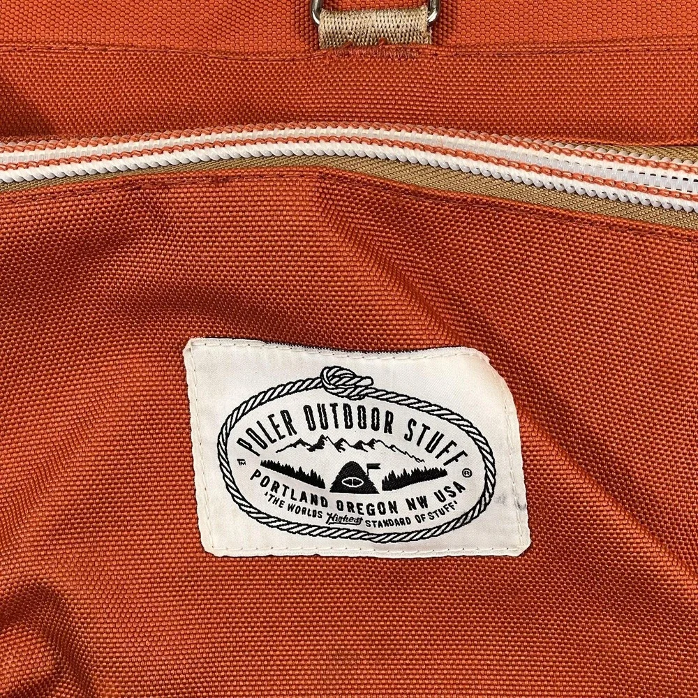 Poler Orange Backpack 18